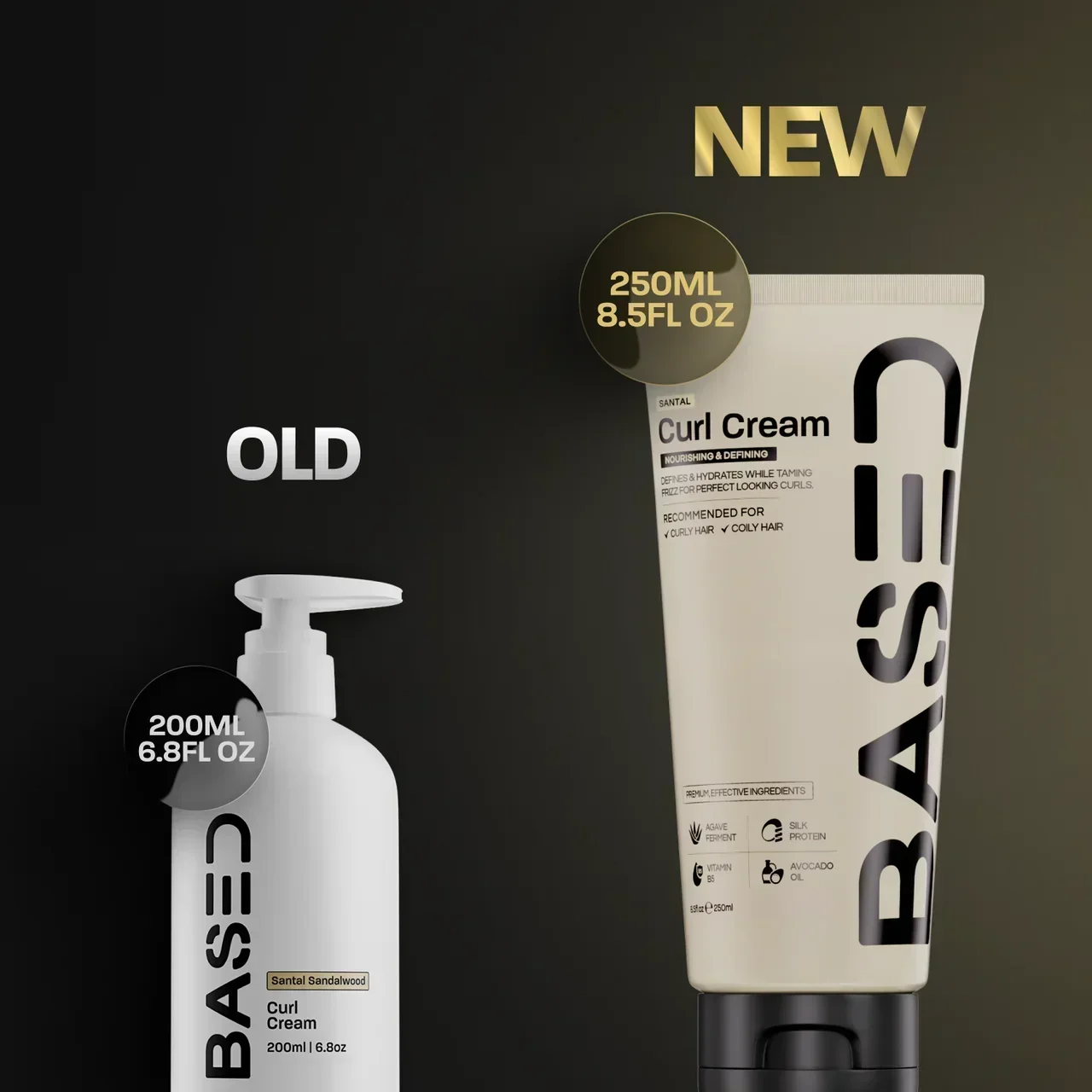 BASED Crema para Rizos - vista en detalle para hombres Reino Unido
