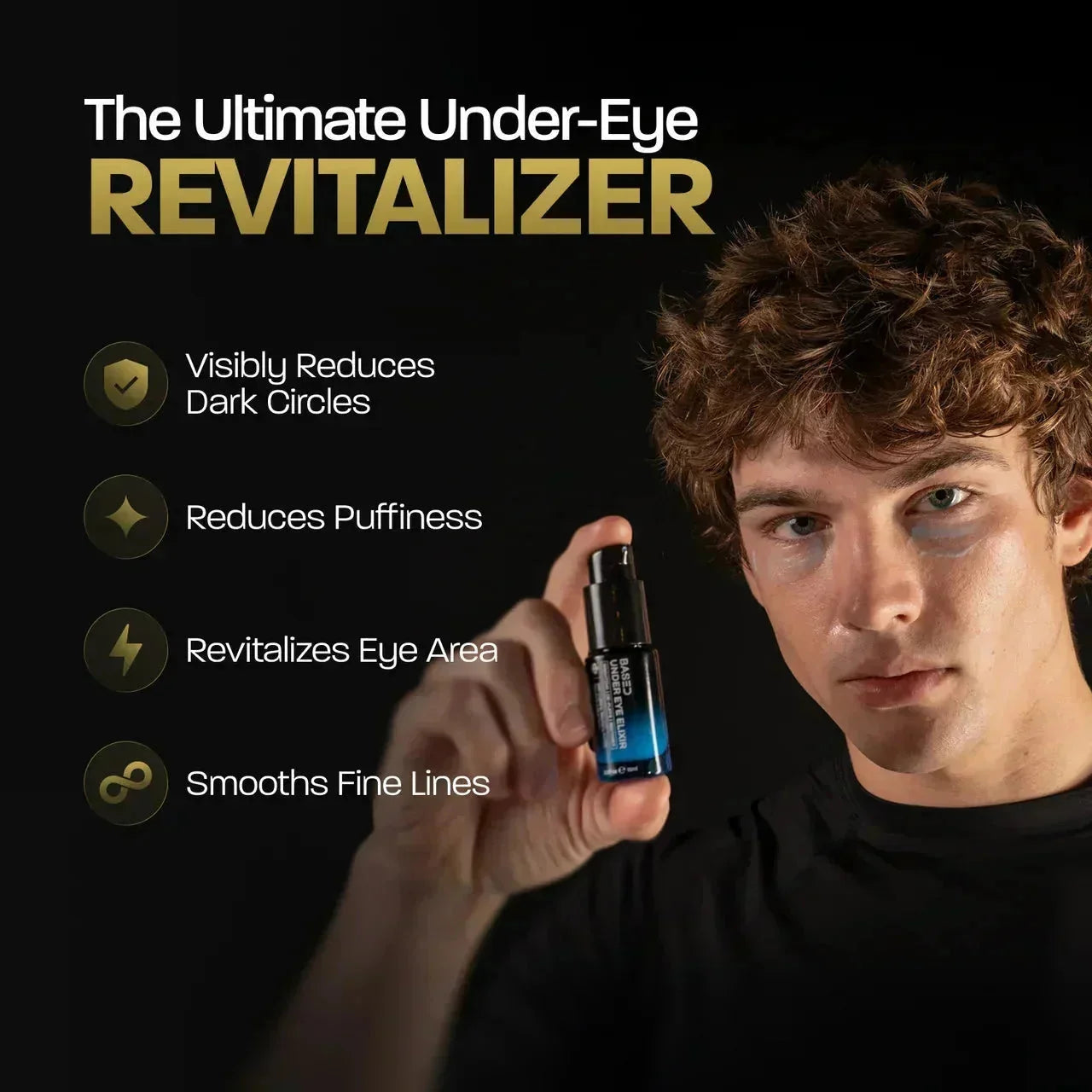 BASED Elixir Contorno de Ojos - vista lateral para hombres Reino Unido