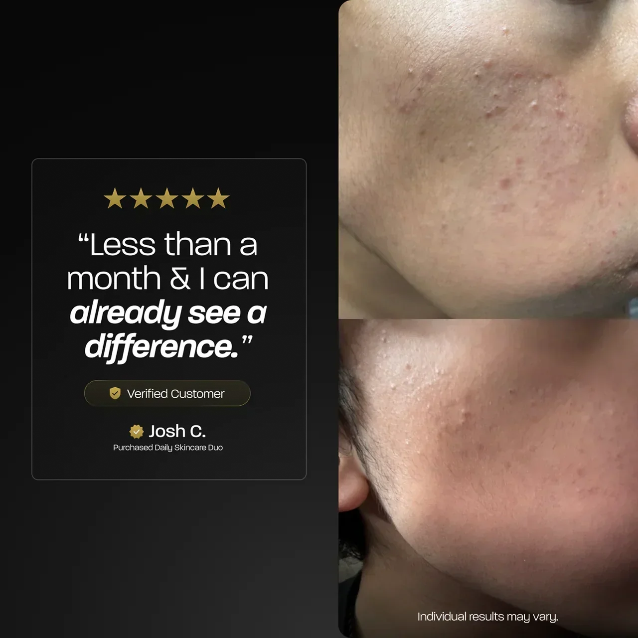 BASED Limpiador Facial Diario - vista lateral para hombres Reino Unido