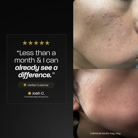 BASED Limpiador Facial Diario - vista lateral para hombres Reino Unido